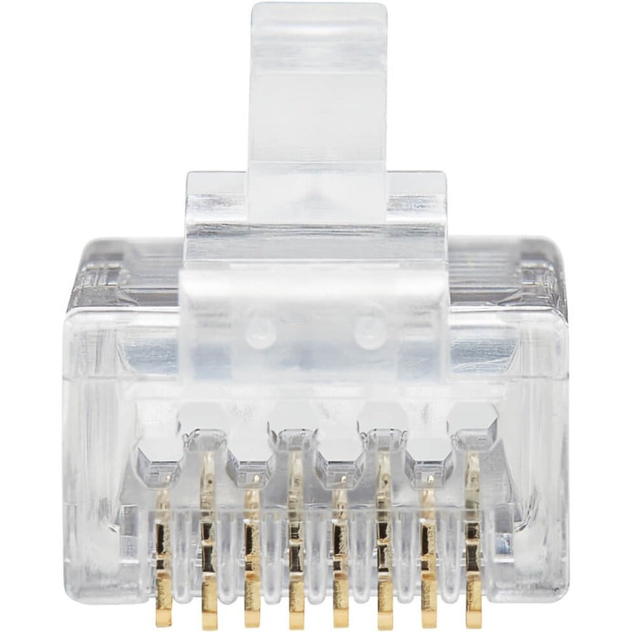 Tripp Lite Cat6 RJ45 Pass-Through UTP Modular Plug, 100 Pack
