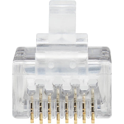 Tripp Lite Cat6 RJ45 Pass-Through UTP Modular Plug, 100 Pack