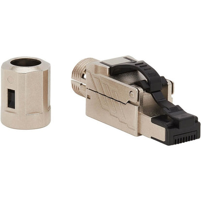 Tripp Lite Cat6a RJ45 Plug MPTL Shielded 100W PoE & PoE++ Zinc Die Cast TAA