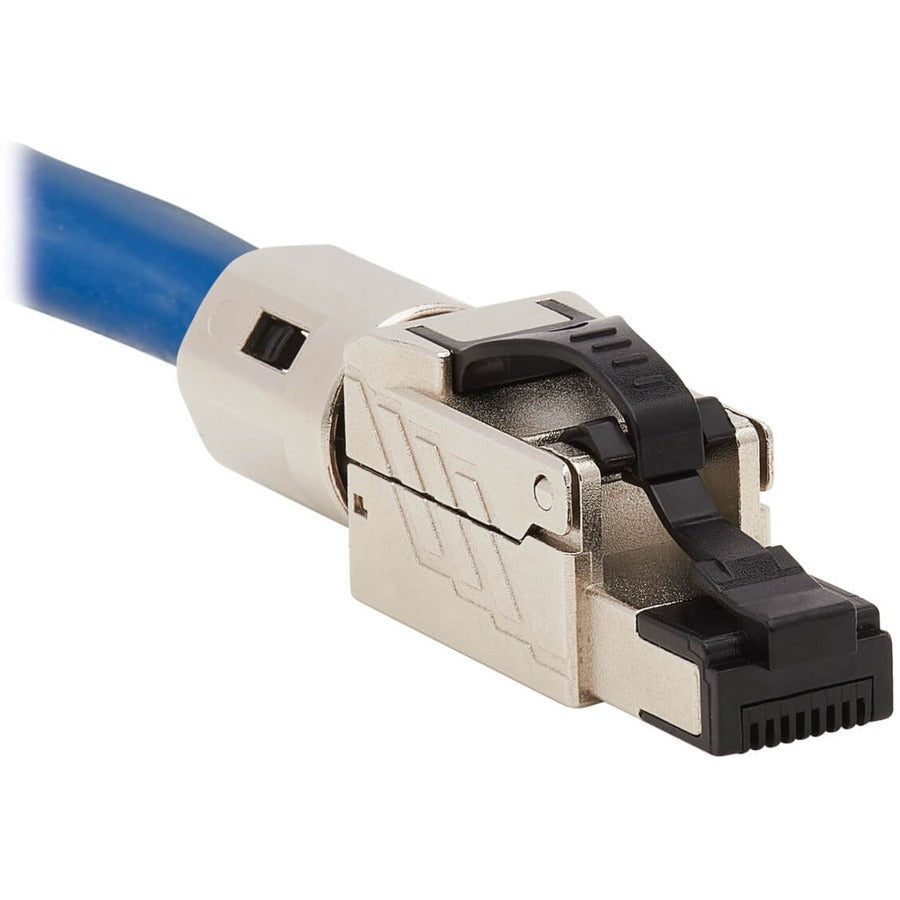 Tripp Lite Cat6a RJ45 Plug MPTL Shielded 100W PoE & PoE++ Zinc Die Cast TAA