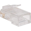 Tripp Lite RJ45 for Solid / Standard Conductor 4-Pair Cat5e Cat5 Cable 100 Pack