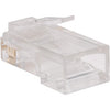 Tripp Lite RJ45 for Solid / Standard Conductor 4-Pair Cat5e Cat5 Cable 100 Pack