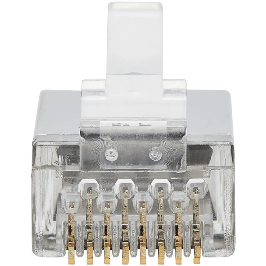 Tripp Lite Cat6 RJ45 Pass-Through FTP Modular Plug, 50 Pack