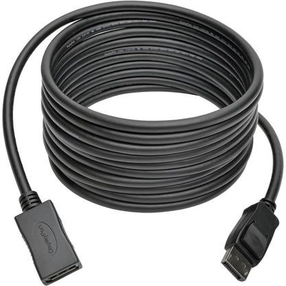 Tripp Lite DisplayPort Extension Cable 4K w/ Latches HDCP 2.2 M/F 15ft 15'