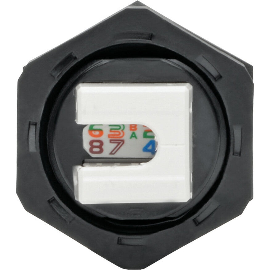 Tripp Lite Keystone Jack Cat6 Cat5e RJ45 110 Punch Down Shielded Industrial