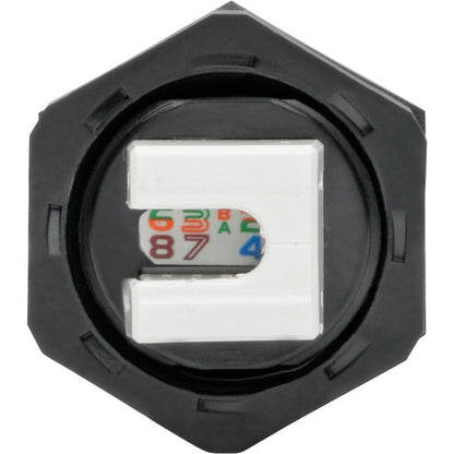 Tripp Lite Keystone Jack Cat6 Cat5e RJ45 110 Punch Down Shielded Industrial
