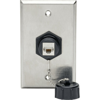 Tripp Lite Keystone Jack Cat6 Cat5e RJ45 110 Punch Down Shielded Industrial