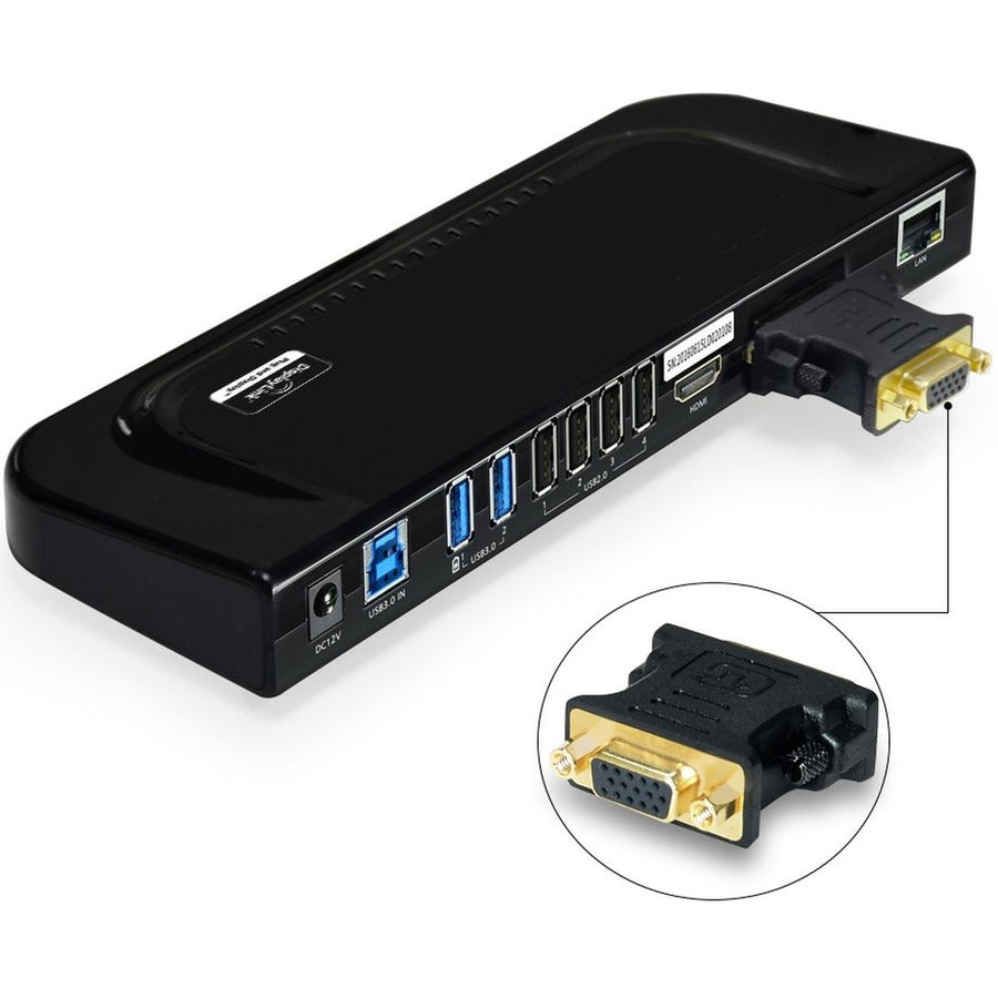 4XEM USB 3.0 Slim Universal Docking Station (Black)