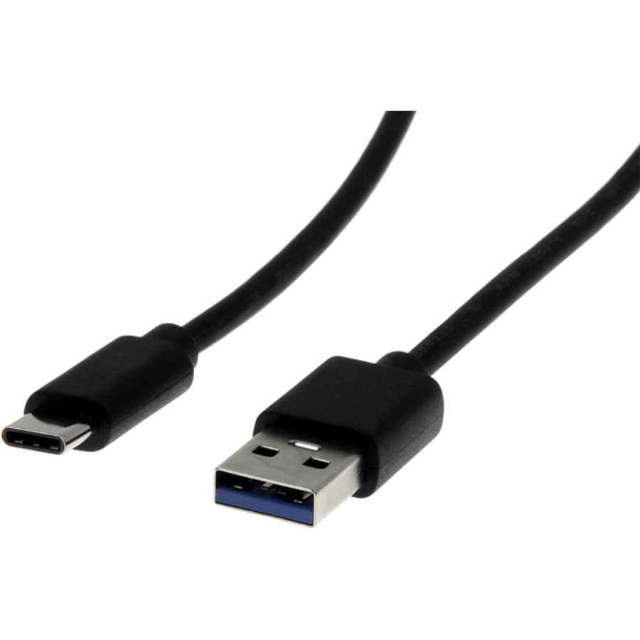 Rocstor Premium USB-C to USB-A Cable (3ft) - M/M - USB 3.0 - USB Type-C to USB Type-A Cable - USB for Laptop, Desktop, Tablet, Cellular Phone, Chromebook - 3 ft- 1 Pack - 1 x Type A Male USB 3.0 - 1 x Type C Male USB - Shielding - Black