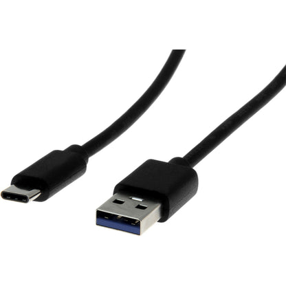 Rocstor Premium USB-C to USB-A Cable (3ft) - M/M - USB 3.0 - USB Type-C to USB Type-A Cable - USB for Laptop, Desktop, Tablet, Cellular Phone, Chromebook - 3 ft- 1 Pack - 1 x Type A Male USB 3.0 - 1 x Type C Male USB - Shielding - Black