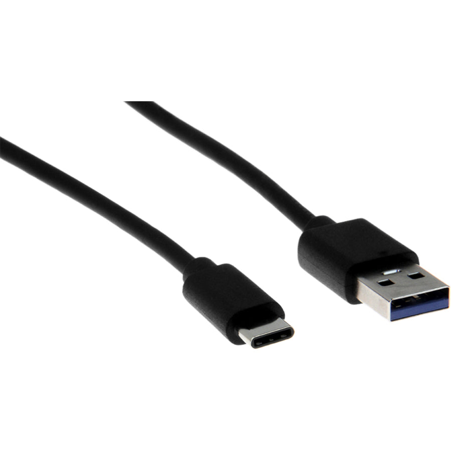 Rocstor Premium USB-C to USB-A Cable (3ft) - M/M - USB 3.0 - USB Type-C to USB Type-A Cable - USB for Laptop, Desktop, Tablet, Cellular Phone, Chromebook - 3 ft- 1 Pack - 1 x Type A Male USB 3.0 - 1 x Type C Male USB - Shielding - Black