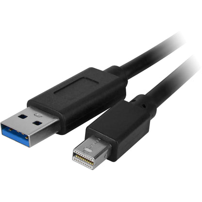 SIIG Mini-DP Video Dock with USB 3.0 LAN Hub - Black