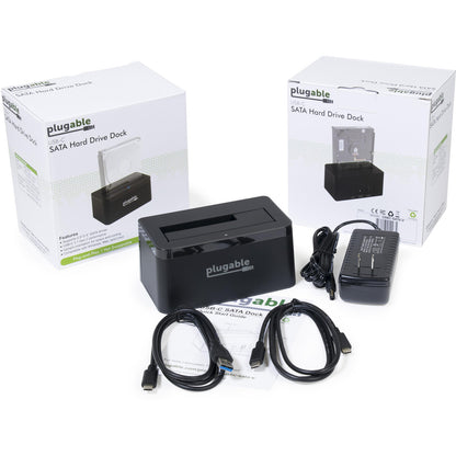 Plugable USB 3.1 Gen 2 10Gbps SATA Upright Hard Drive Dock and SSD Dock