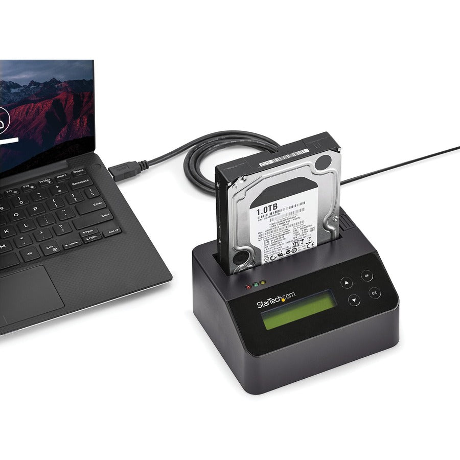 StarTech.com StarTech.com Hard Drive Eraser and Docking Station Standalone - 4Kn Support - TAA - 2.5 / 3.5 SATA SSD/HDD Dock & Wiper