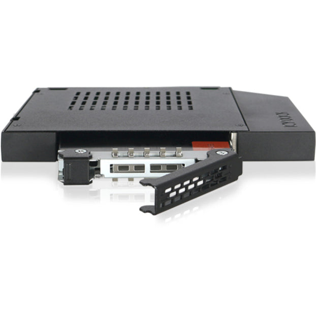Icy Dock ToughArmor MB411SPO-1B Drive Bay Adapter for 5.25" - Serial ATA/600 Host Interface Internal - Black