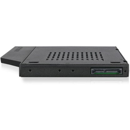 Icy Dock ToughArmor MB411SPO-1B Drive Bay Adapter for 5.25" - Serial ATA/600 Host Interface Internal - Black
