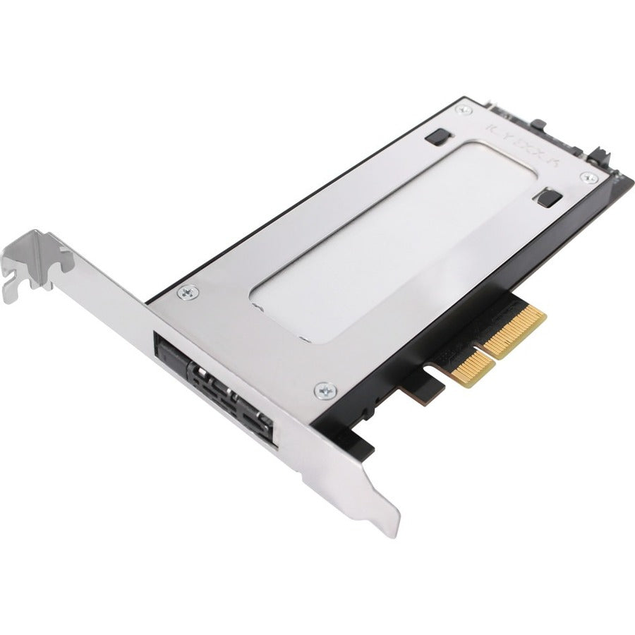 Icy Dock ToughArmor MB840M2P-B Drive Bay Adapter M.2, PCI Express NVMe - PCI Express 3.0 x4 Host Interface - Black, Silver