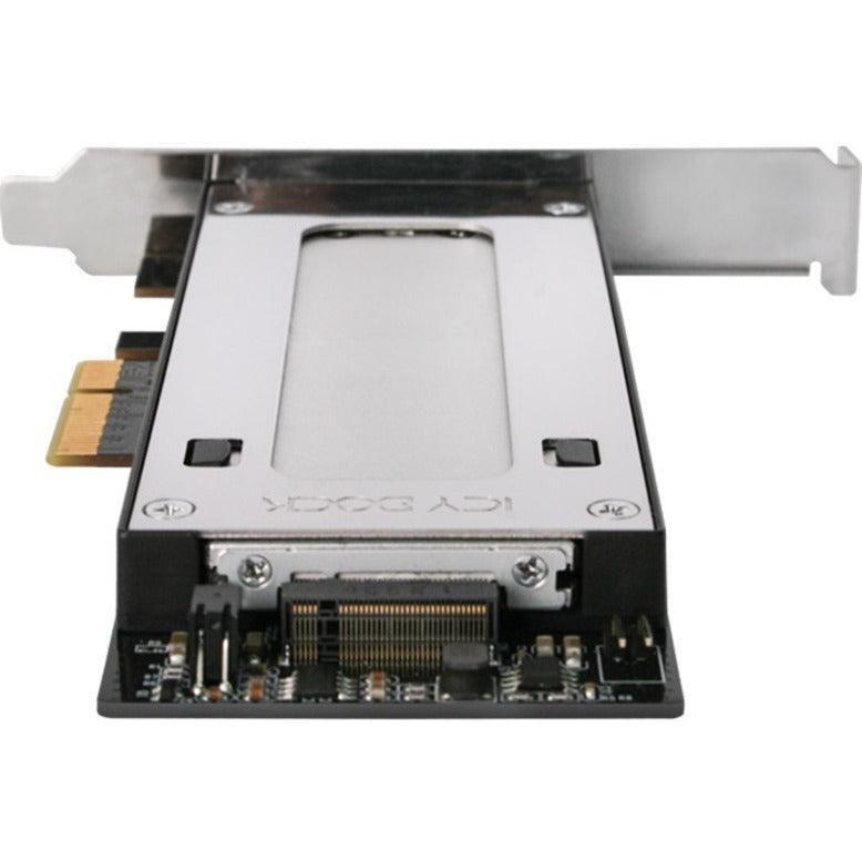 Icy Dock ToughArmor MB840M2P-B Drive Bay Adapter M.2, PCI Express NVMe - PCI Express 3.0 x4 Host Interface - Black, Silver