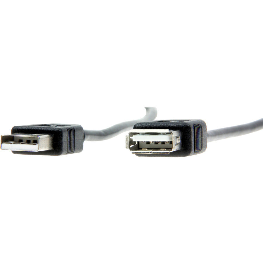 Rocstor Premium 6 ft USB 2.0 Extension Cable A Male to A Female - M/F - USB - 6 ft - 1 Pack - 1 x Type A Male - 1 x Type A Female -Black - USB A MALE TO A FEMALE CABLE