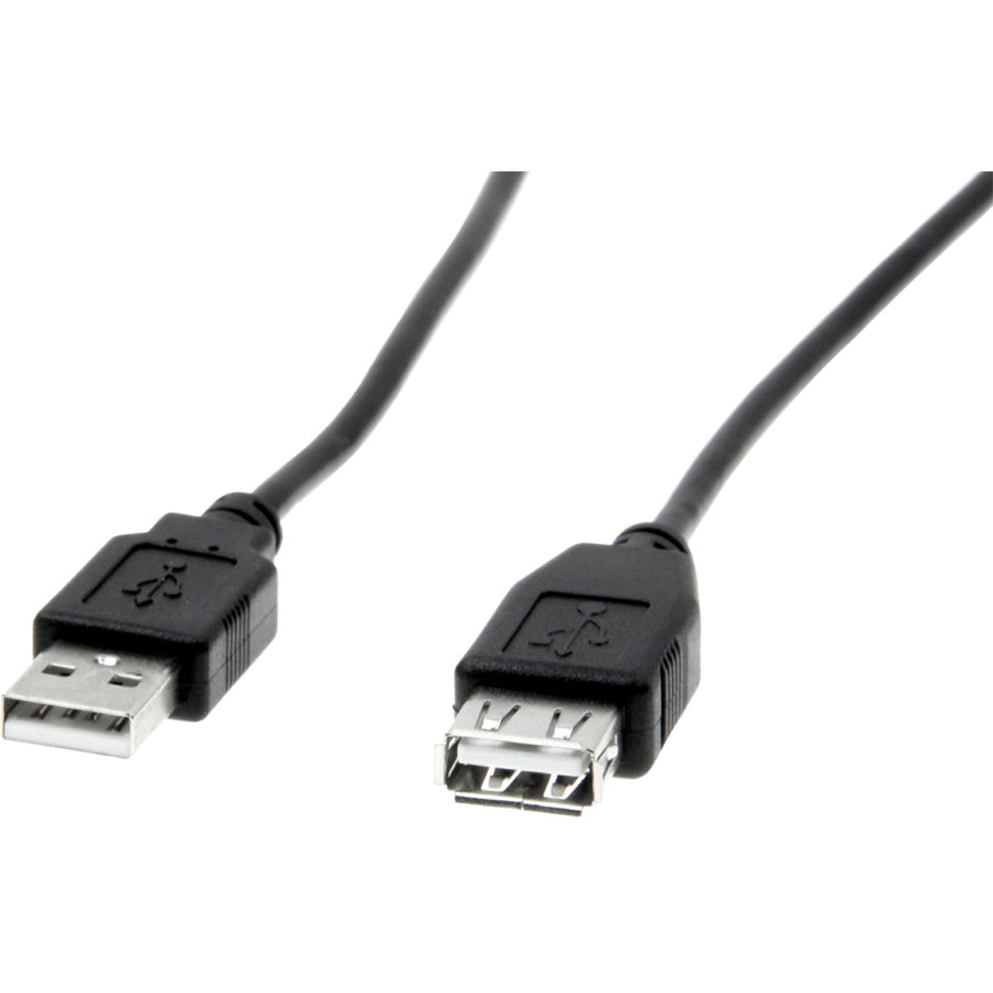 Rocstor Premium 6 ft USB 2.0 Extension Cable A Male to A Female - M/F - USB - 6 ft - 1 Pack - 1 x Type A Male - 1 x Type A Female -Black - USB A MALE TO A FEMALE CABLE