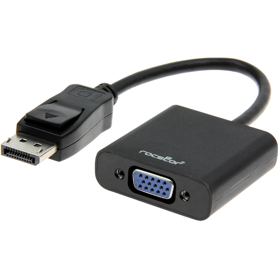 Rocstor DisplayPort to VGA Video Adapter Converter - Cable Length: 5.9"