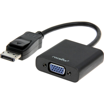 Rocstor DisplayPort to VGA Video Adapter Converter - Cable Length: 5.9"