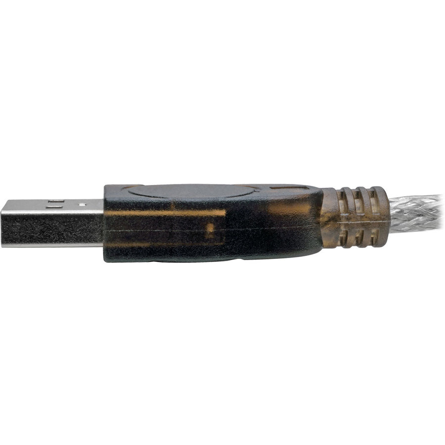 Tripp Lite 18in USB to Null Modem Serial Adapter FTDI w/ COM Retention M/F