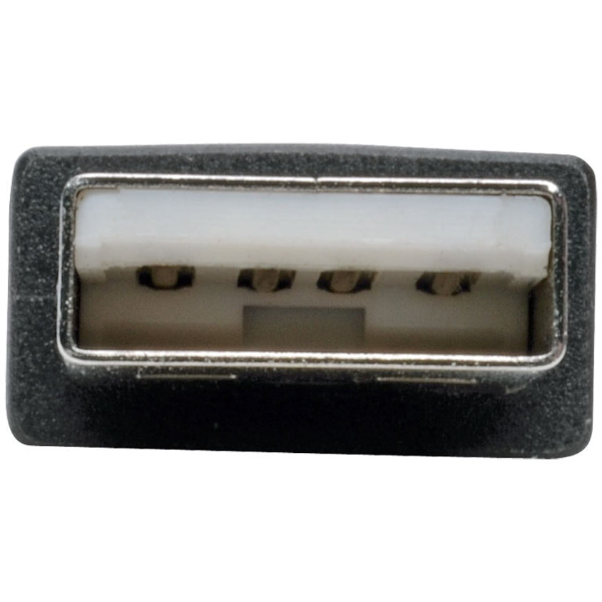 Tripp Lite 18in USB to Null Modem Serial Adapter FTDI w/ COM Retention M/F