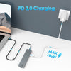 4XEM Deluxe USB-C Travel Mini Dock with 100W PD
