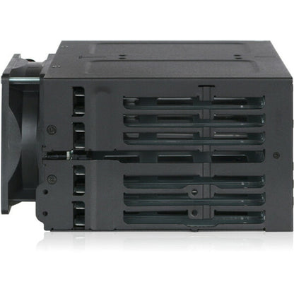 Icy Dock ToughArmor MB516SP-B Drive Enclosure for 5.25" - Serial ATA, Mini-SAS HD Host Interface Internal - Black