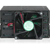 Icy Dock ToughArmor MB516SP-B Drive Enclosure for 5.25" - Serial ATA, Mini-SAS HD Host Interface Internal - Black