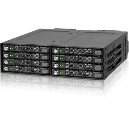 Icy Dock ToughArmor MB998SK-B Drive Enclosure for 5.25" - Serial ATA/600 Host Interface External - Black