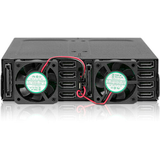 Icy Dock ToughArmor MB998SK-B Drive Enclosure for 5.25" - Serial ATA/600 Host Interface External - Black