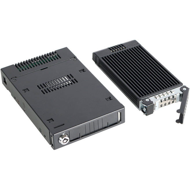 Icy Dock ToughArmor MB601M2K-1B Drive Bay Adapter for 3.5" M.2, SATA/600, PCI Express NVMe - U.2 (SFF-8639) Host Interface Internal - Black