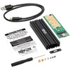 Tripp Lite USB C to M.2 NVMe SSD M-Key Enclosure Adapter USB 3.1 Gen 2 UASP Black