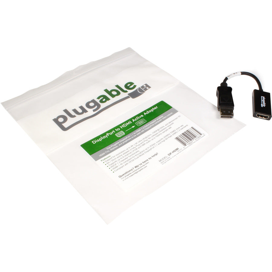 Plugable Active Mini DisplayPort (Thunderbolt 2) to HDMI 2.0 Adapter