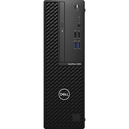 Dell OptiPlex 3000 3080 Desktop Computer - Intel Core i5 10th Gen i5-10505 Hexa-core (6 Core) 3.20 GHz - 16 GB RAM DDR4 SDRAM - 256 GB NVMe M.2 PCI Express M.2 SSD - Small Form Factor - Black