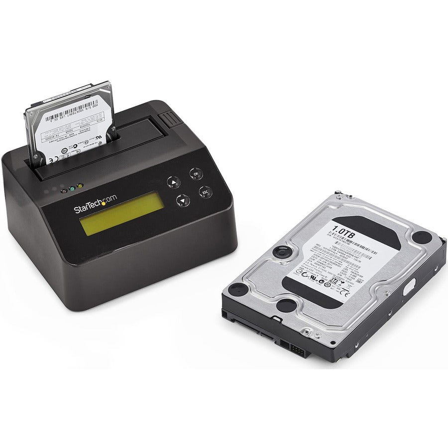 StarTech.com USB 3.0 Standalone Eraser Dock for 2.5" and 3.5" SATA SSD/HDD Drives - Secure Drive Erase with Receipt Printing - SATA I/II