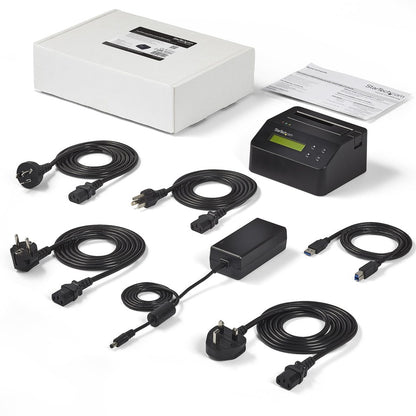 StarTech.com USB 3.0 Standalone Eraser Dock for 2.5" and 3.5" SATA SSD/HDD Drives - Secure Drive Erase with Receipt Printing - SATA I/II