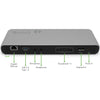 Plugable Thunderbolt 3 Dock, Enables Extra Displays, Wired Network, Audio, and More USB Ports