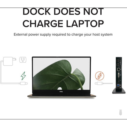 Plugable USB 3.0 Universal Laptop Docking Station Dual Monitor for Windows and Mac