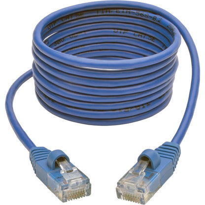 Tripp Lite 6ft Cat5e Cat5 Snagless Molded Slim UTP Patch Cable RJ45 M/M Blue 6'