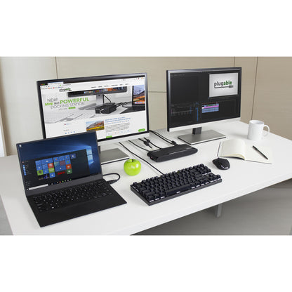 Plugable USB 3.0 Universal Laptop Docking Station for Windows and Mac