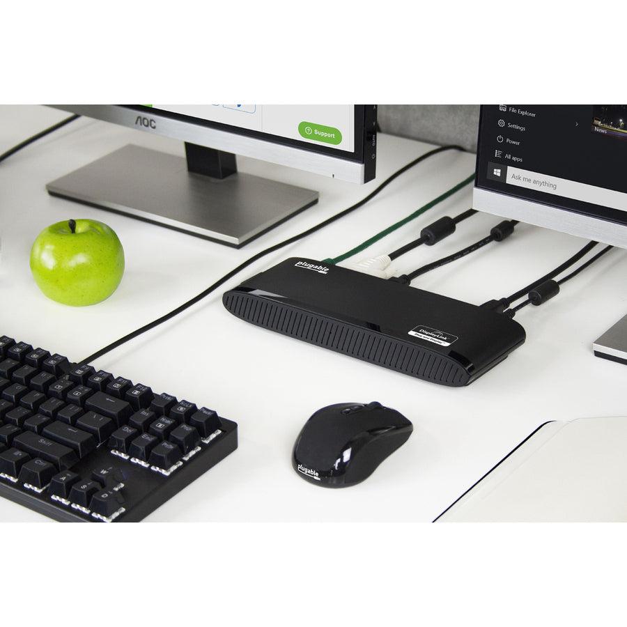 Plugable USB 3.0 Universal Laptop Docking Station for Windows and Mac