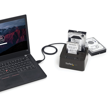 StarTech.com USB 3.1 (10Gbps) Dual-Bay Dock for 2.5"/3.5" SATA SSD/HDDs with UASP