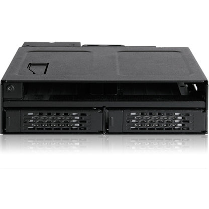 Icy Dock ToughArmor MB602SPO-B Drive Enclosure for 5.25" - Serial ATA/300 Host Interface Internal - Black