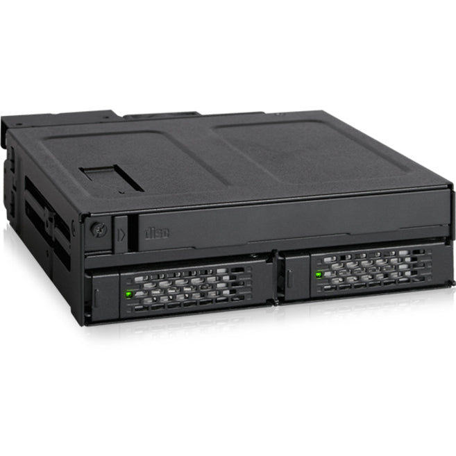 ICY DOCK MB602SPO-B ToughArmor Drive Enclosure for 5.25 6Gb/s SAS, Serial  ATA/600 - Black