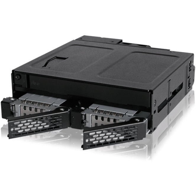 ICY DOCK MB602SPO-B ToughArmor Drive Enclosure for 5.25 6Gb/s SAS, Serial  ATA/600 - Black