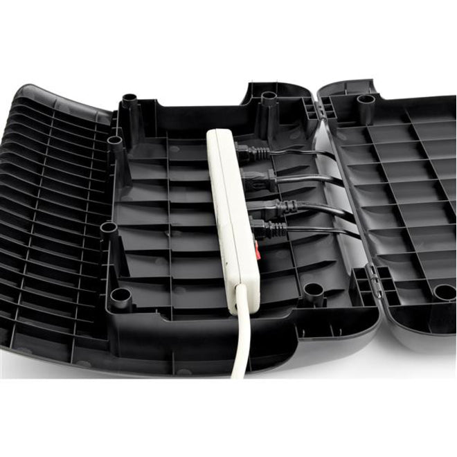 StarTech.com Ergonomic Foot Rest - Rocking Footrest with Cable Management/Storage - Foot Stand for Under Desk Support - Non Slip Rocker