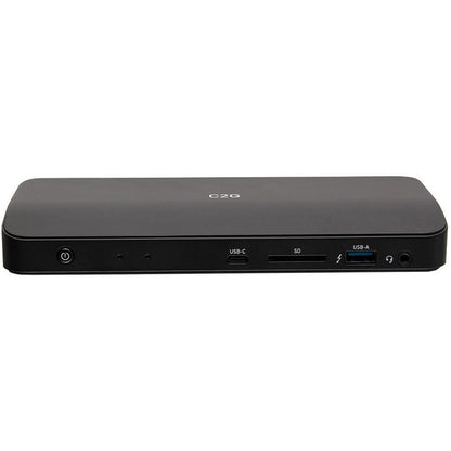 C2G Thunderbolt 3 8K Docking Station - DP, Ethernet, USB, SD, 3.5mm, Power